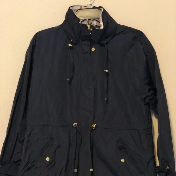 Barbour Women's Hooded Parka - Navy - Picture 5 of 7